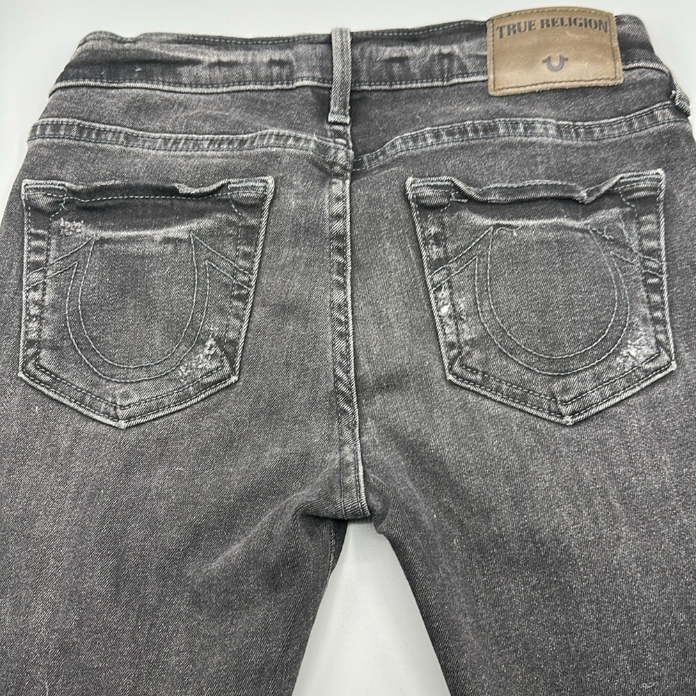 True Religion Black Casey Low Rise Super Skinny Jeans - Picture 5 of 7